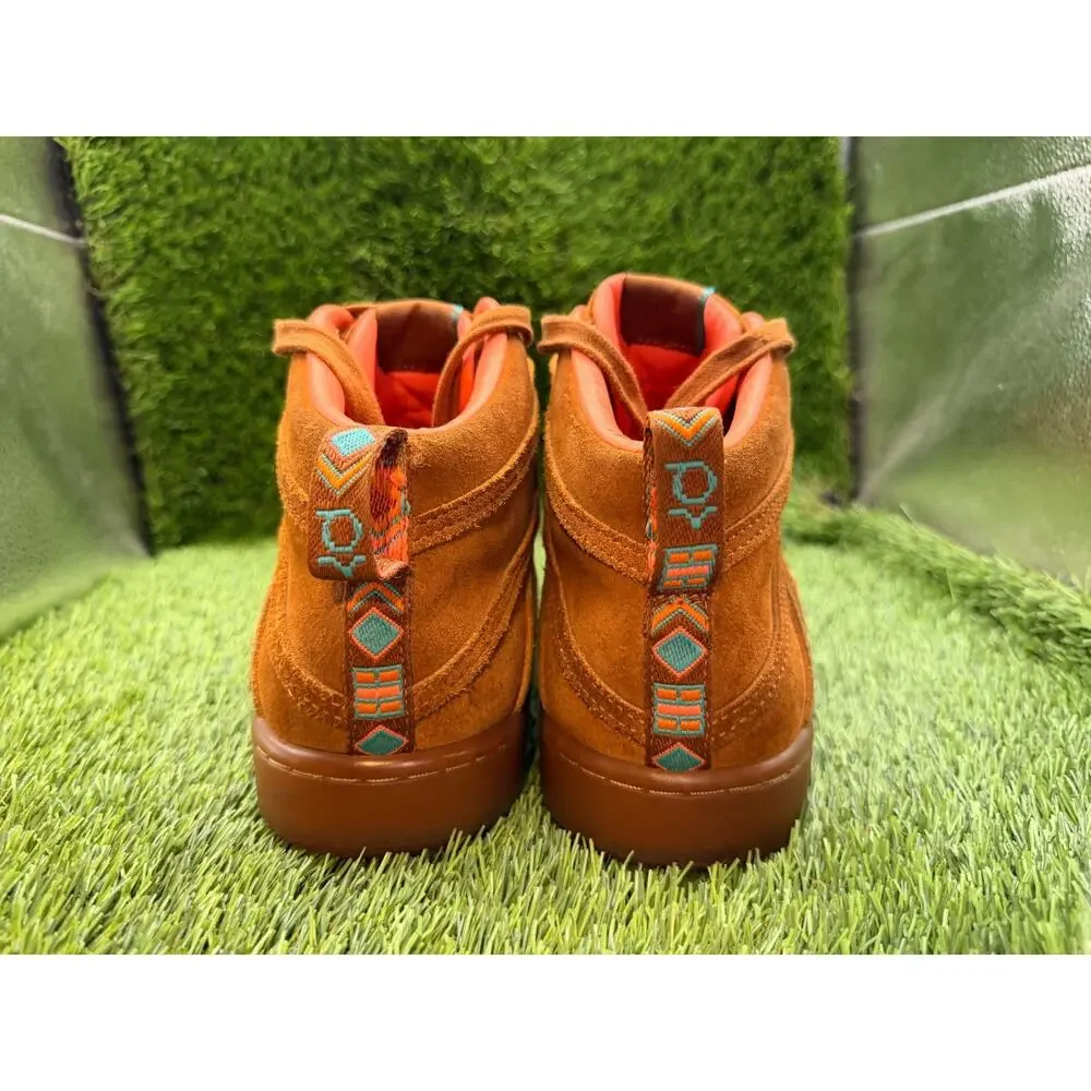 Nike KD 7 NSW 653872-200 Athletic Sneaker Men's 11 Brown Leather Gym Running